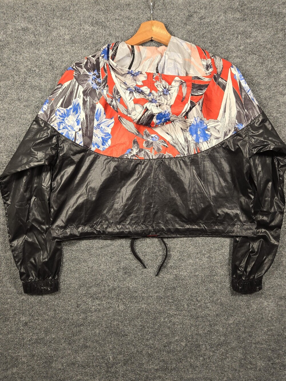 Nike Hyper Femme Floral Cropped Windrunner Jacket & Leggings Track Matching Set - Picture 2 of 15